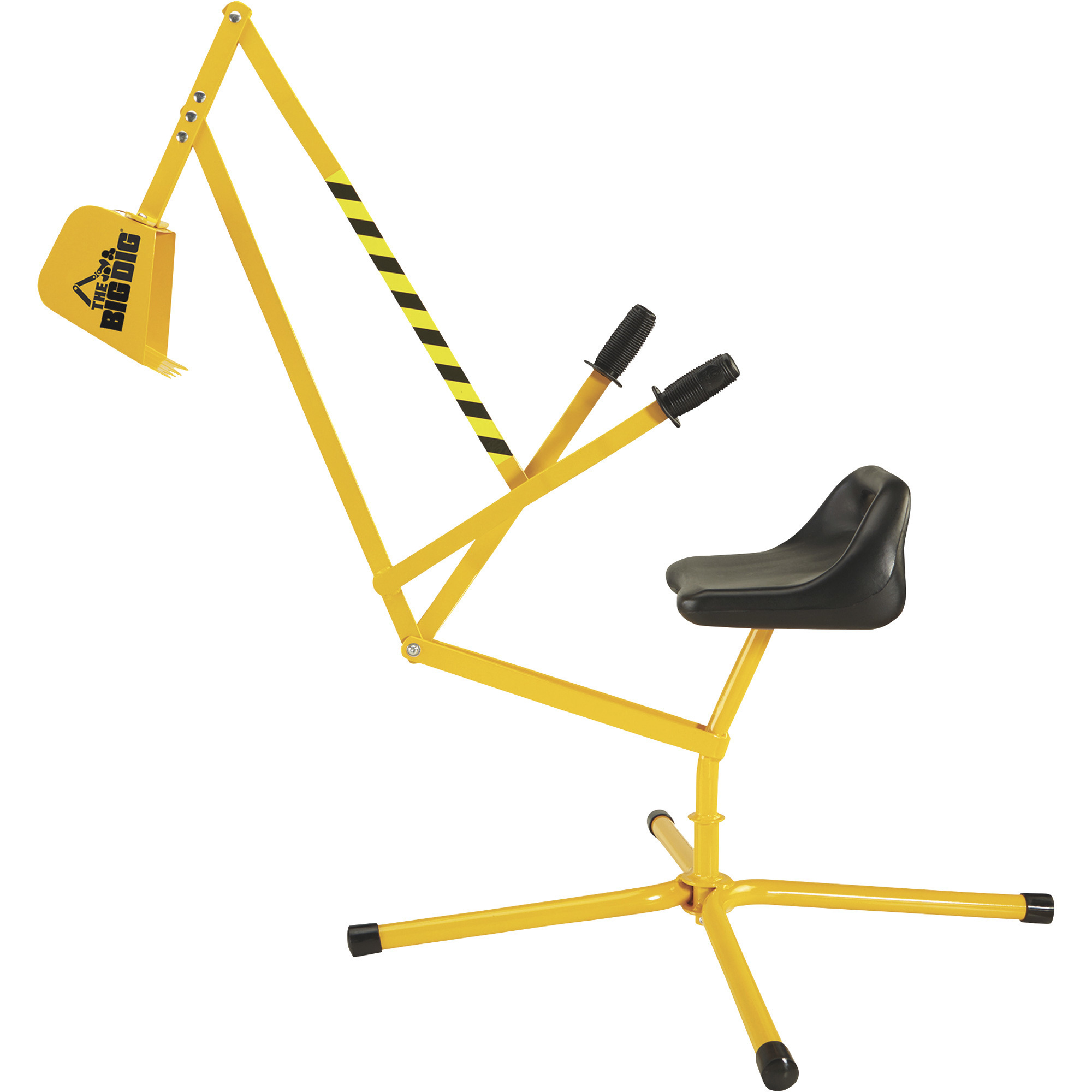 The Big Dig Metal Sandbox Excavator Digger Toy with Rotating Seat, Model# 100